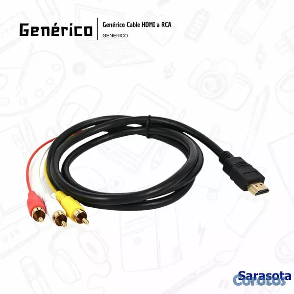 accesorios para electronica - Genérico Cable HDMI a RCA 2