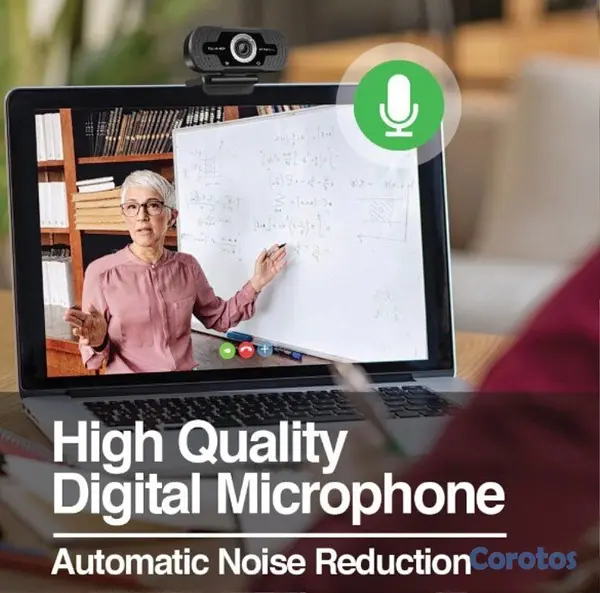 camaras y audio - Webcam Full HD 1080P Argom + TRÍPODE Y MICRÓFONO 6