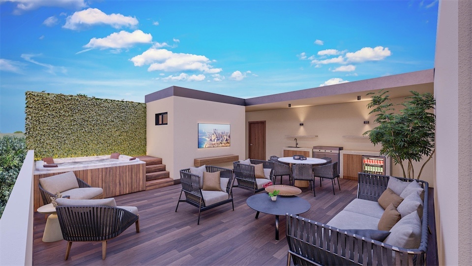 apartamentos - Venta de apartamentos en punta cana palmeras de boulevard con piscina y ascensor 6