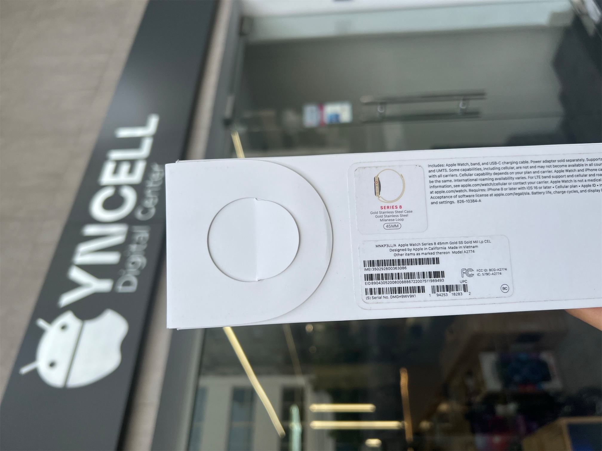 celulares y tabletas - Apple Watch serie 8 45mm acero inoxidable gold nuevo sellado 0