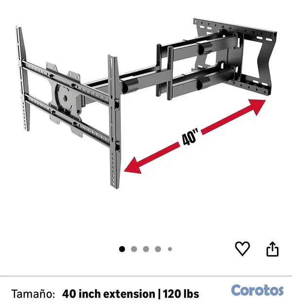 decoración y accesorios - soporte de pared para TV para pantalla de 32 A 85  3