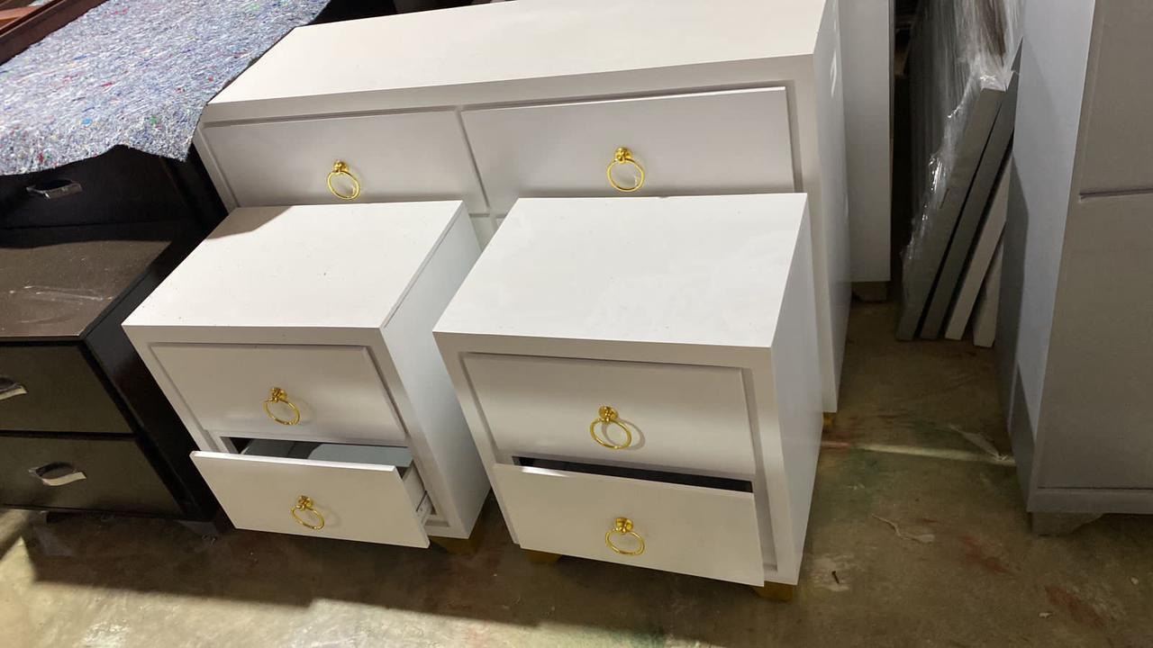 muebles y colchones - Gavetero pequeño blanco  2