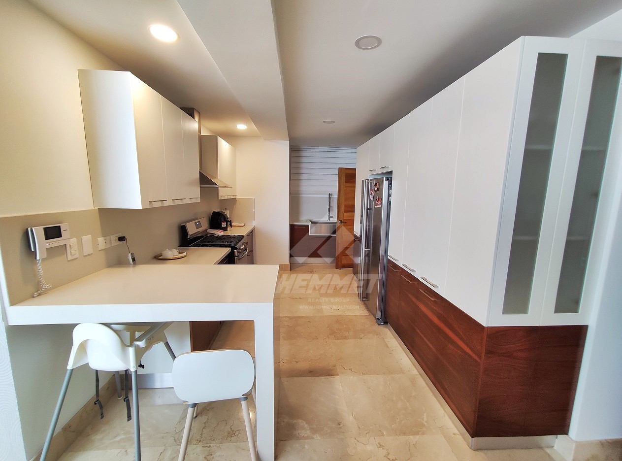 apartamentos - PRIMER NIVEL 300MTS2 CON TERRAZA PRIVADA Y PISCINA LA ESMERALDA SANTIAGO  4