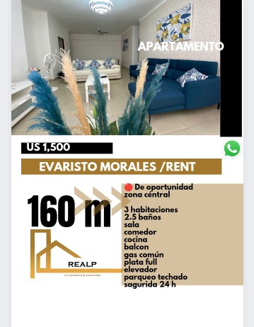 apartamentos - Hermoso apartamento de 3 habitación