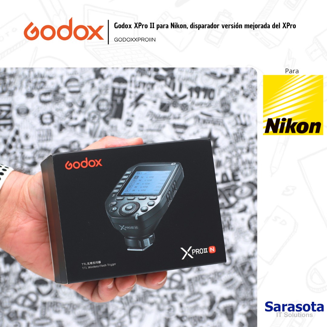 accesorios para electronica - Disparador Godox XPro II para Nikon Garantía 1 1