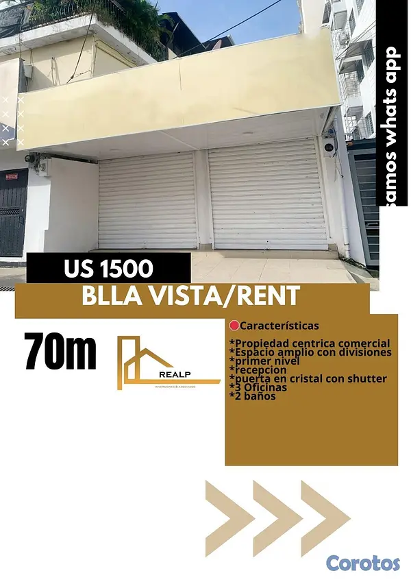 oficinas y locales comerciales - Alquiler local en Bella vista 