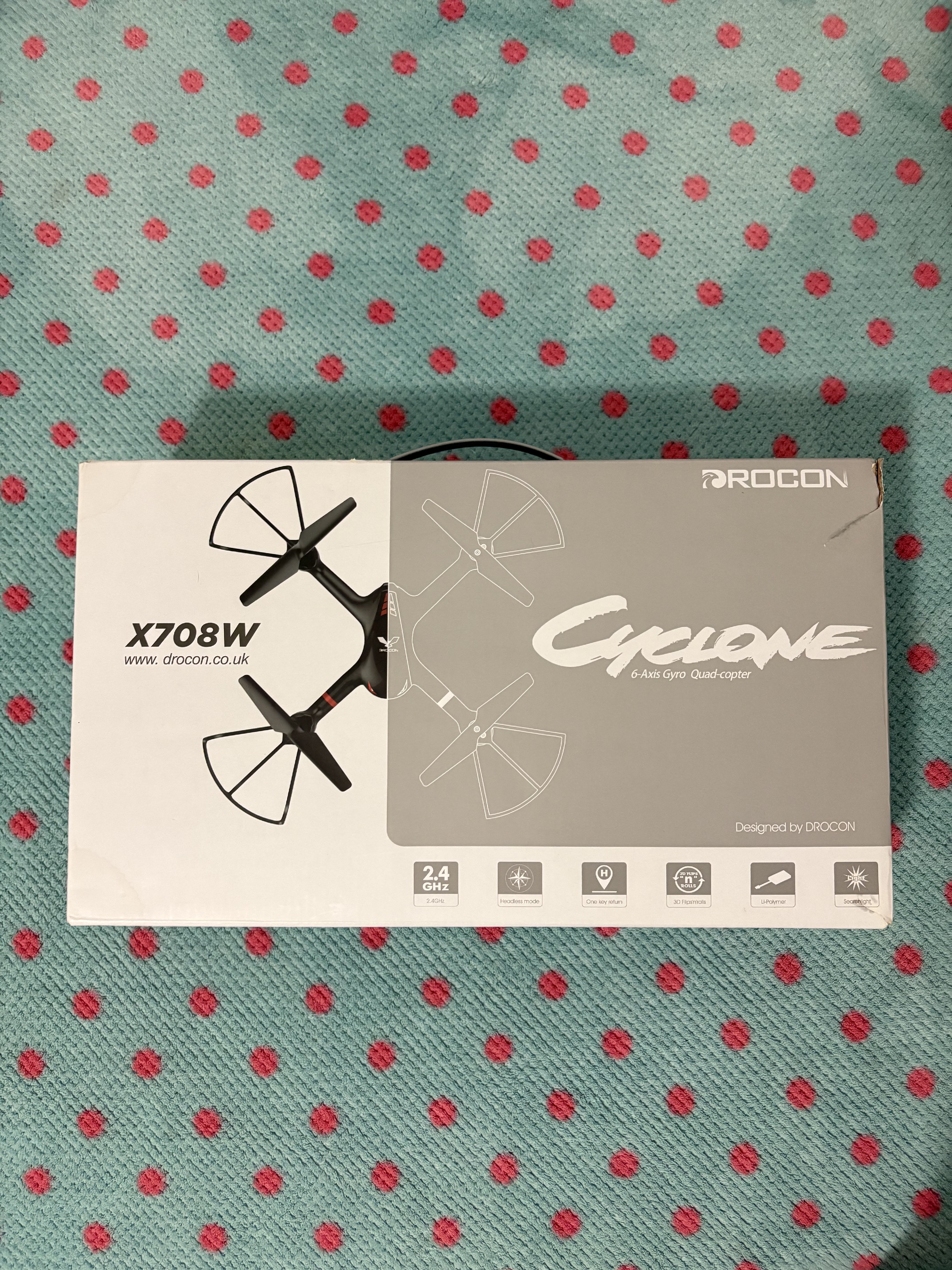 otros electronicos - Drocon Cyclone Drone X708W 6-Axis Gyro Quad-copter Ages 14+ 0