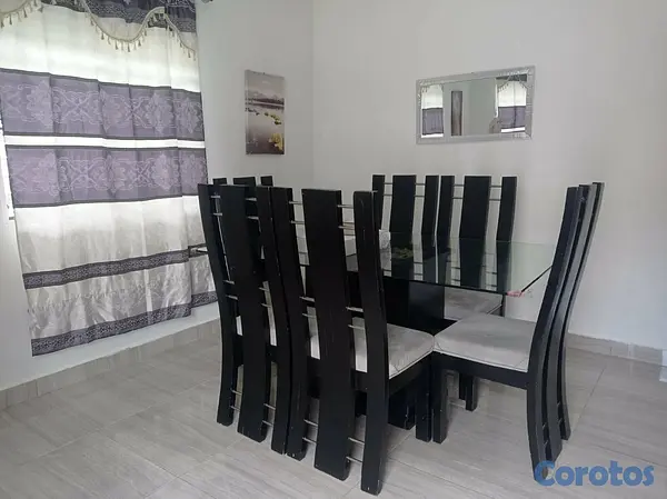 muebles y colchones - Comedor de 6 sillas  3
