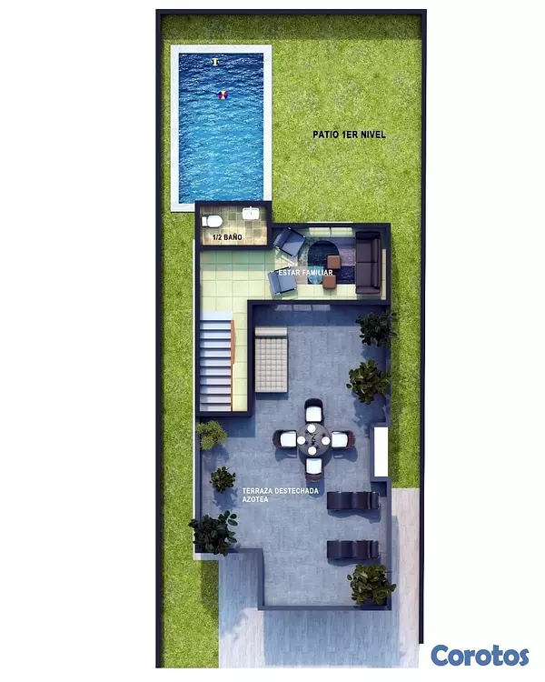 casas - venta de casa con piscina en la avenida ecológica santo Domingo este  6