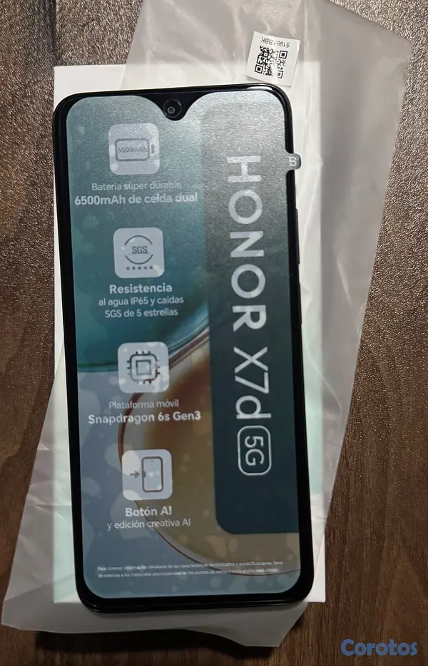celulares y tabletas - HONOR X7d 5G (256GB) – NUEVO (Caja + cargador) 2