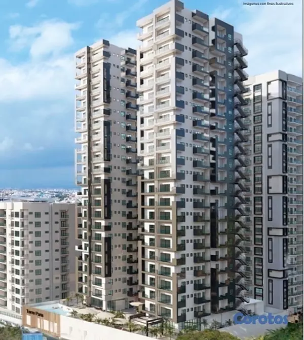 apartamentos - venta de apartamentos en torre exclusiva en la avenida ecológica Santo Domingo 7