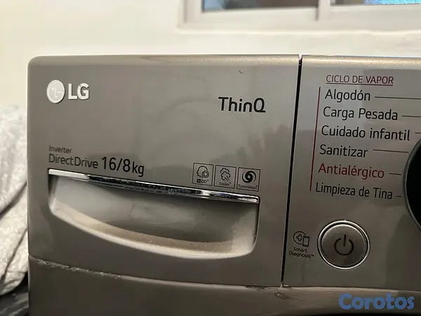 electrodomesticos - Lavadora - secadora LG como nueva  7