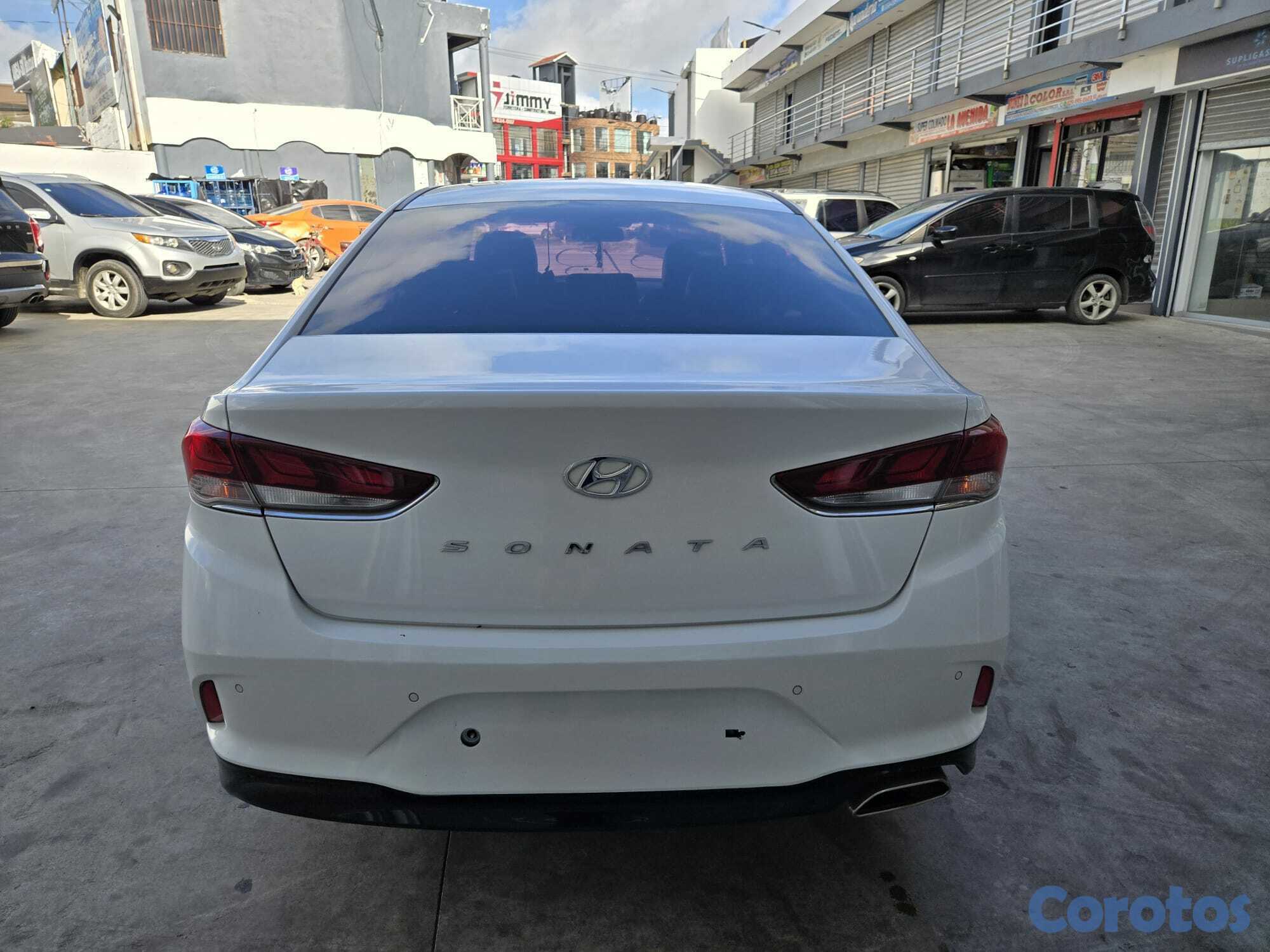 carros - HYUNDAI SONATA NEW RISE 2018 BLANCO 12