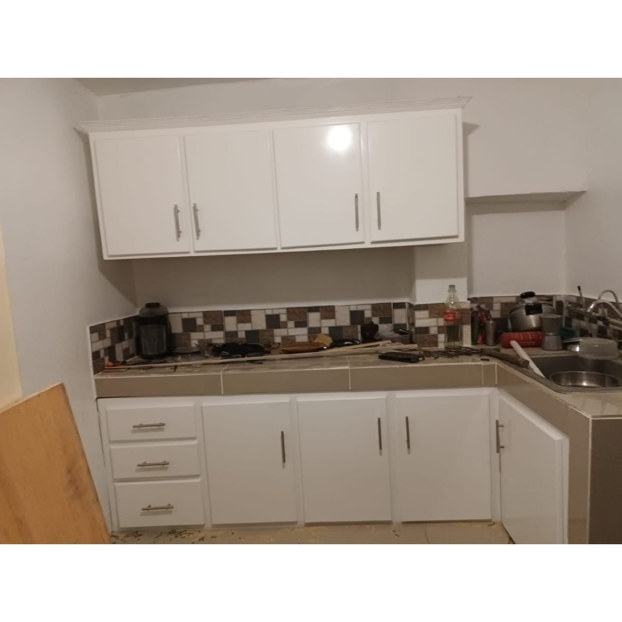 muebles y colchones - Gabinetes blanco pequeños  0