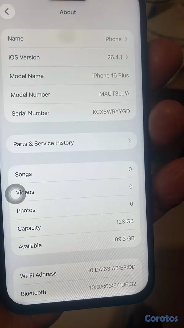 celulares y tabletas - iPhone 16 Plus 128GB Factory 7