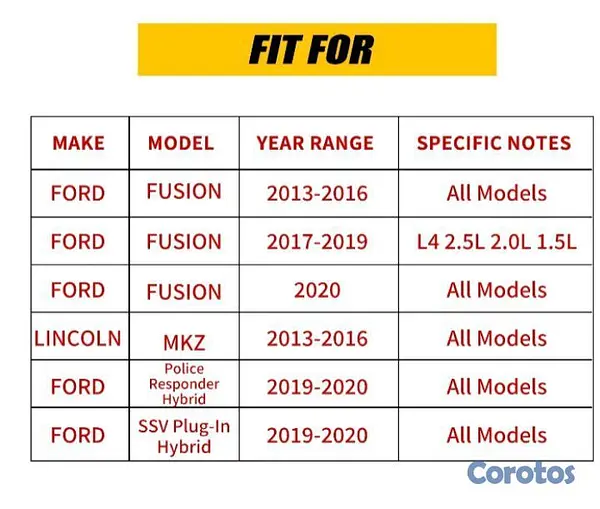 repuestos - Rodamiento de Ford Fusion SE 2013 2020 8