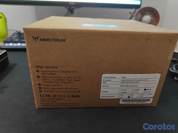 computadoras y laptops - Mini PC Minisforum GK41 7