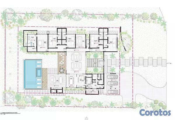 casas vacacionales y villas - En Venta Villa en Casa de Campo la Romana de 7 habitaciones 9