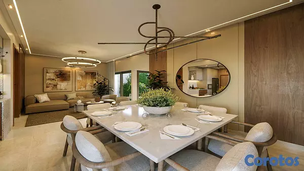 casas vacacionales y villas - Casas de 3 Habitaciones con Patio en Ecos Yard, Ave. Ecológica 10