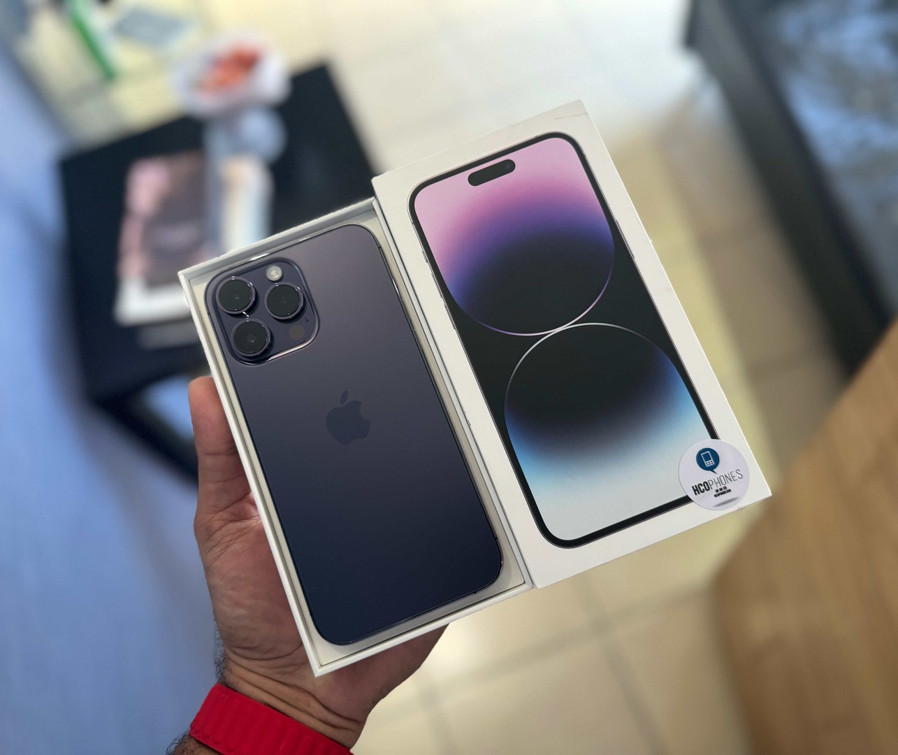 celulares y tabletas - iPhone 14 Pro Max 256GB Morado Como Nuevo, RD$ 47,500 NEG 