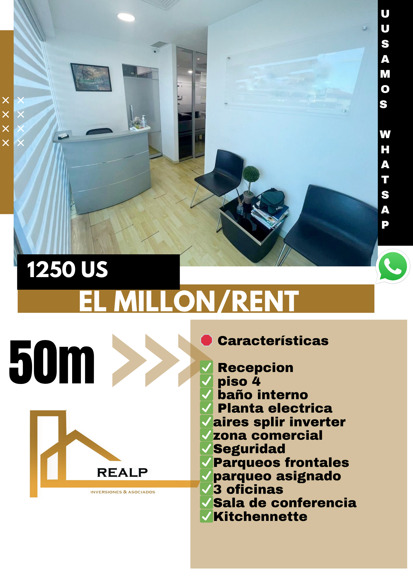 oficinas y locales comerciales - Alquilet oficina en el millon 0