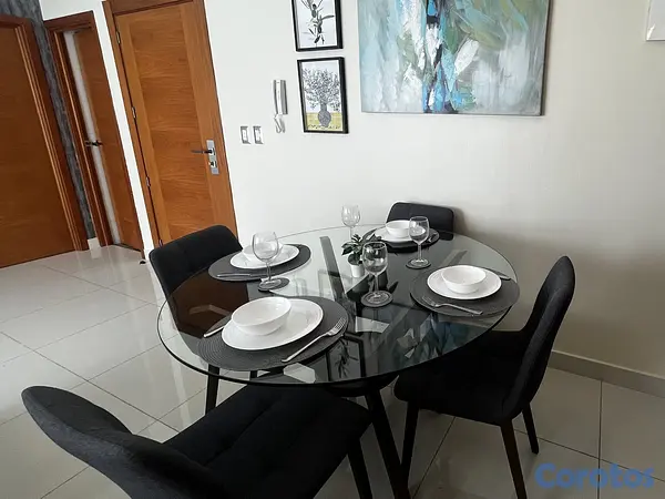 apartamentos - Apartamento en Alquiler en Piantini Amueblado de U 9