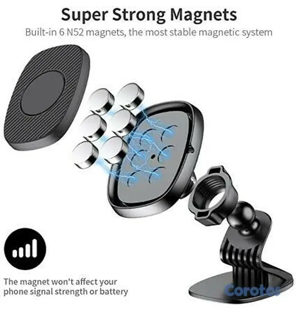 accesorios para electronica - Soporte universal de celular para carro con adhesivo CJ-16 4