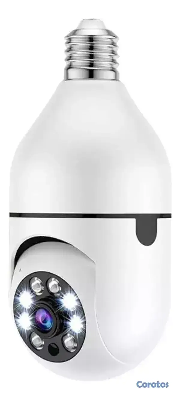 camaras y audio - Camara Bombillo Wifi 360 Grados Sensor De Movimien 1