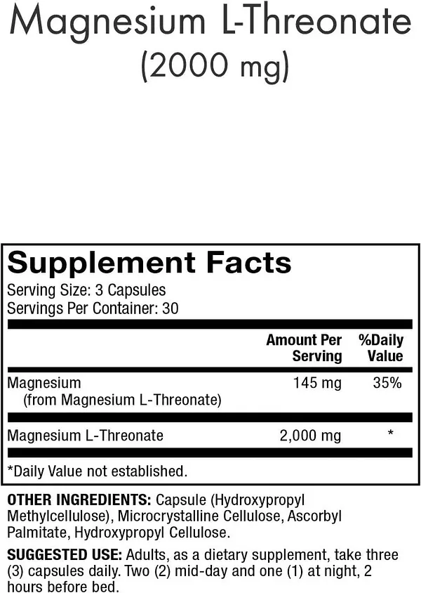 Salud y Equipamiento Médico - Treonato Magnesio Dr. Mercola - Unidad 2