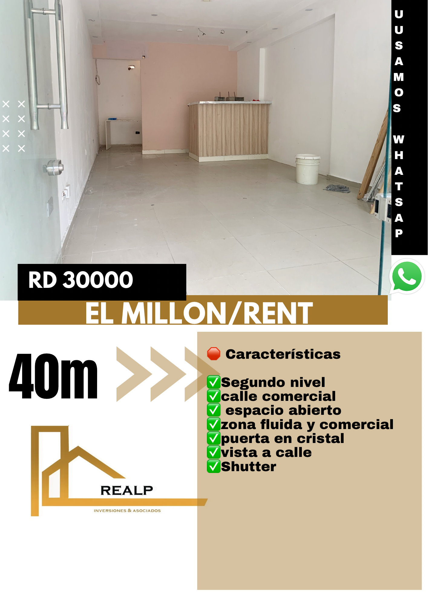 oficinas y locales comerciales - Alquiler local en el Millon  0