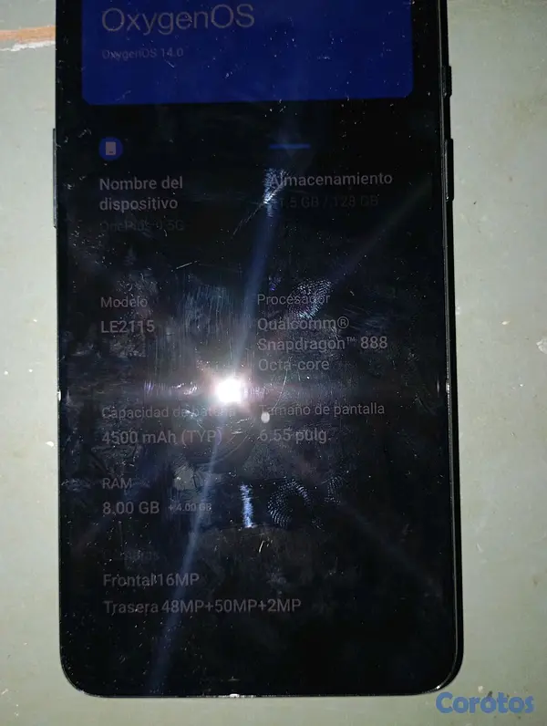 celulares y tabletas - Oneplus 9, se vende o intercambio celular  5