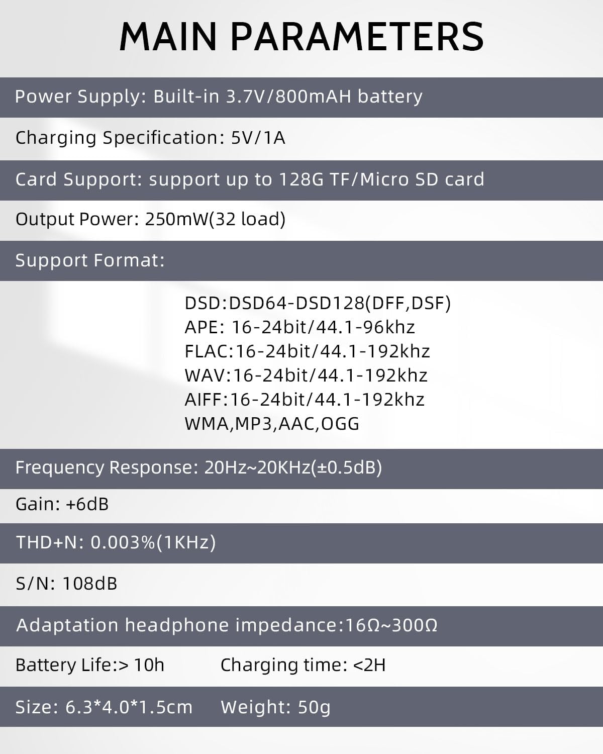camaras y audio - Xduoo X2s reproductor música portátil WAV - FLAC Soporta hasta 128GB Micro SD 8