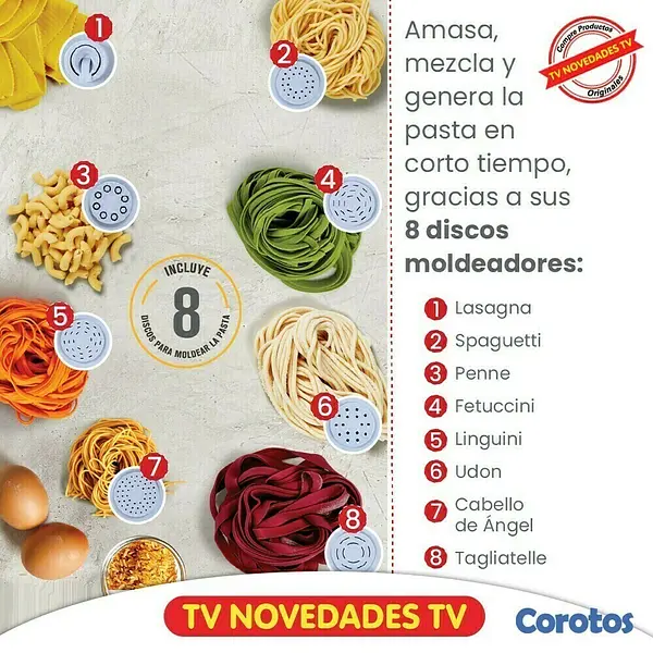 electrodomesticos - ELECTRODOMÉSTICO PARA HACER PASTAS CASERAS 4