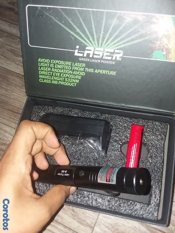 otros electronicos - GREEN LASER POINTER - PUNTERO LASER VERDE 3