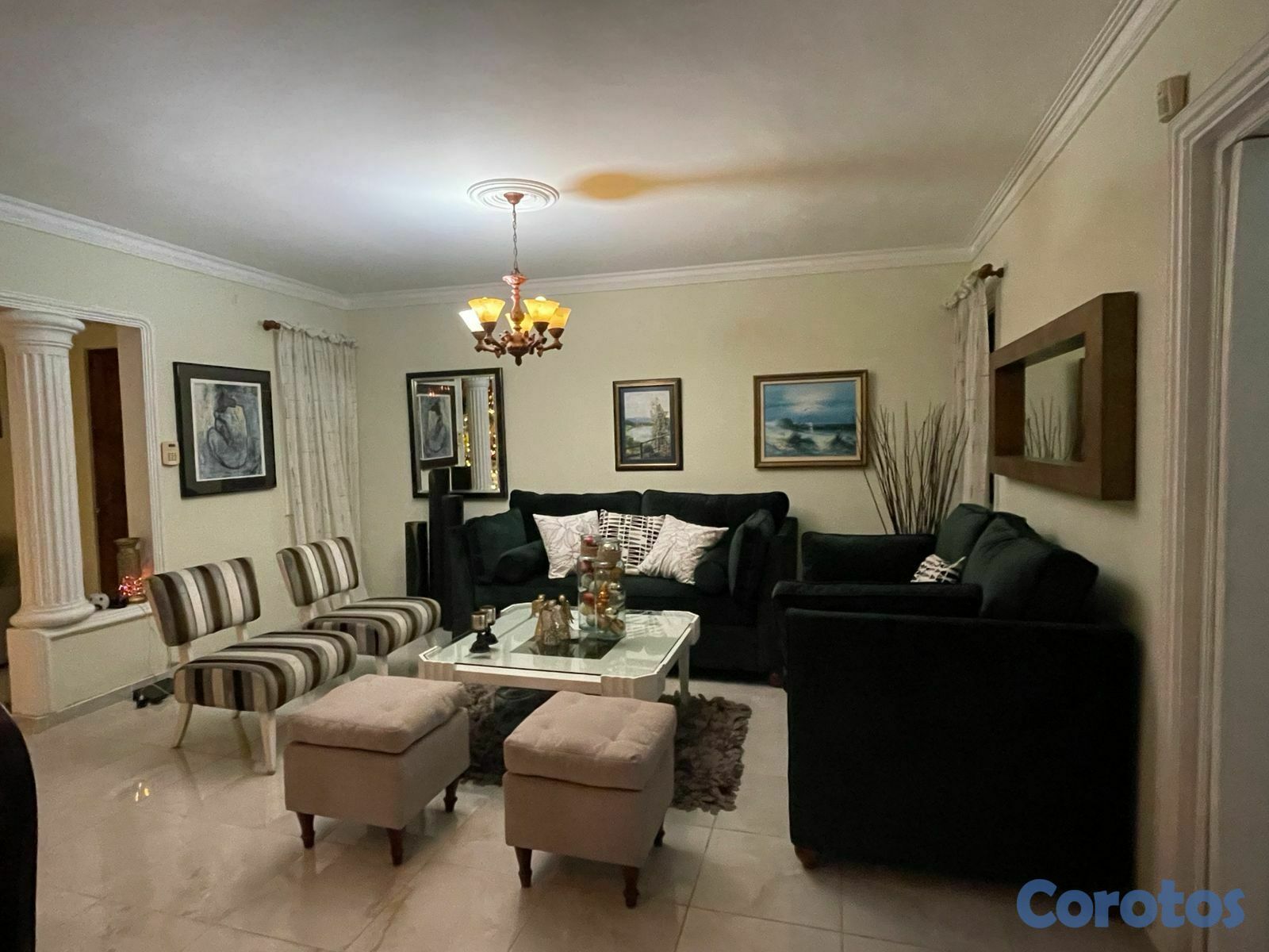 muebles y colchones - Juego de Sala Elegante 3