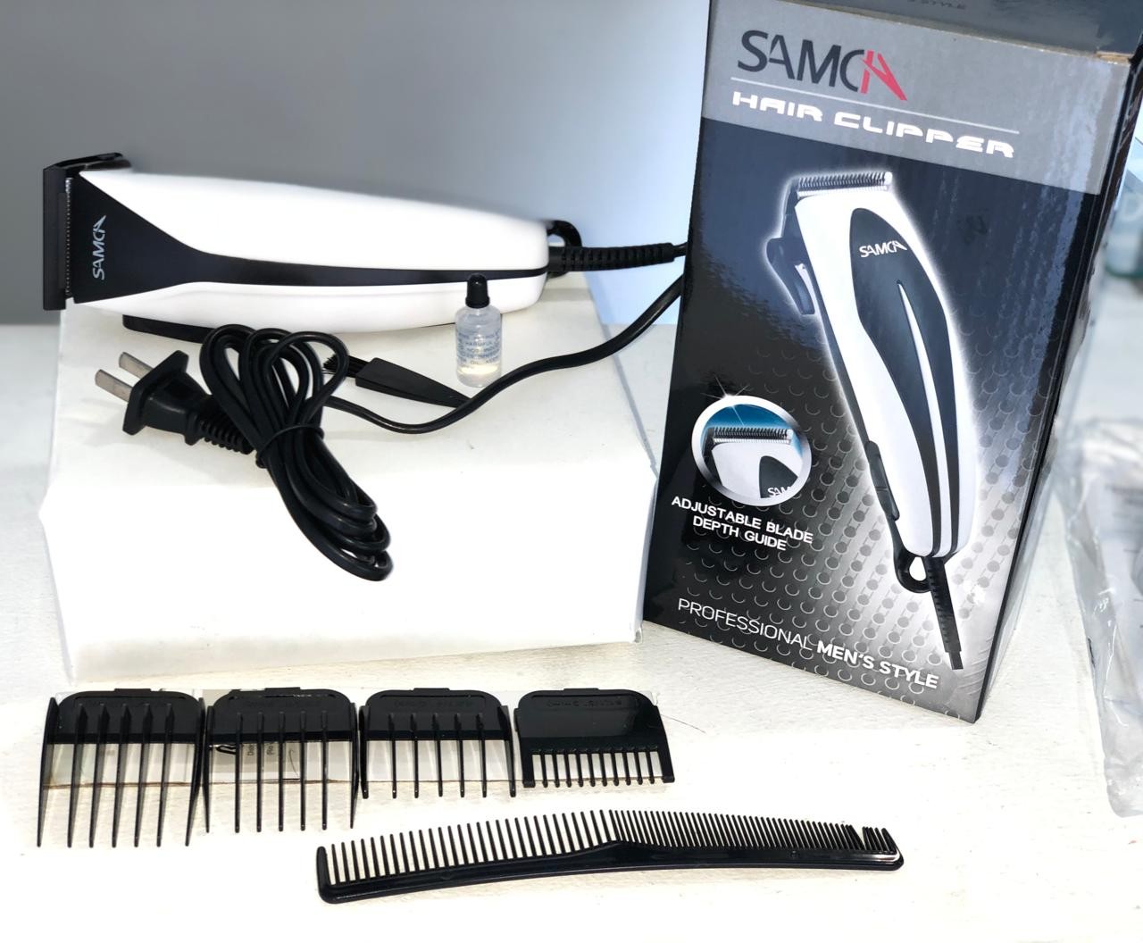 salud y belleza - Abejon Samca Potente 4 Peines Maquina Cortadora Cabello 1