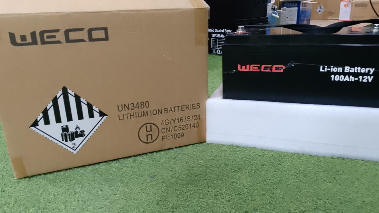 plantas e inversores - BATERIA LITIUM 100AH 12V - JACOBO SOLAR