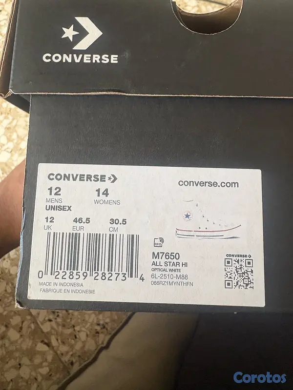 zapatos para hombre - Converse M7650 Hermosos Unisex Nuevecitos de paquete size US 12 Men US 14 Woman 2