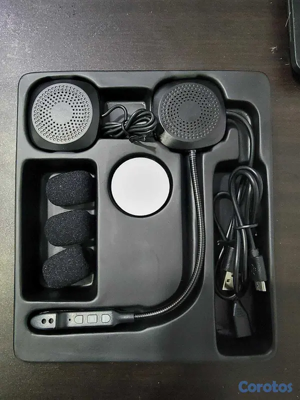 otros electronicos - Audífonos con Micrófono para Casco de Motocicleta  1