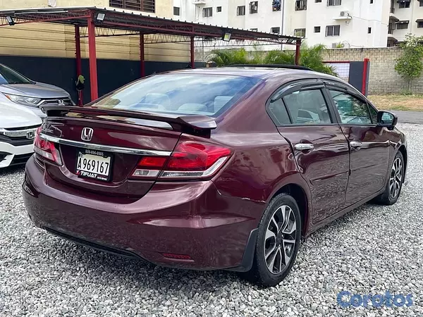 carros - HONDA CIVIC 2015 EX ROJO 4