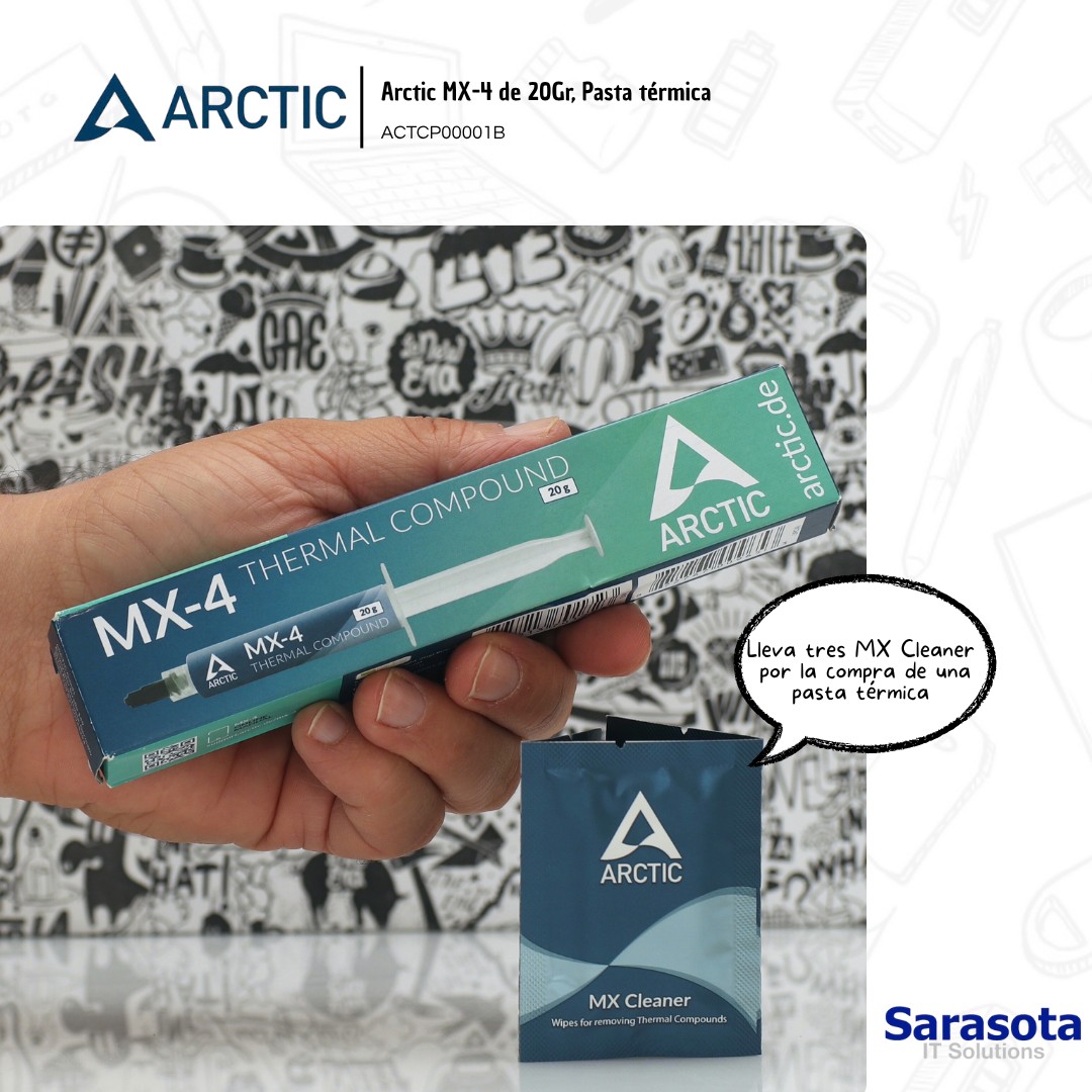 accesorios para electronica - Pasta térmica Arctic MX-4 de 20gr. mas regalo 0