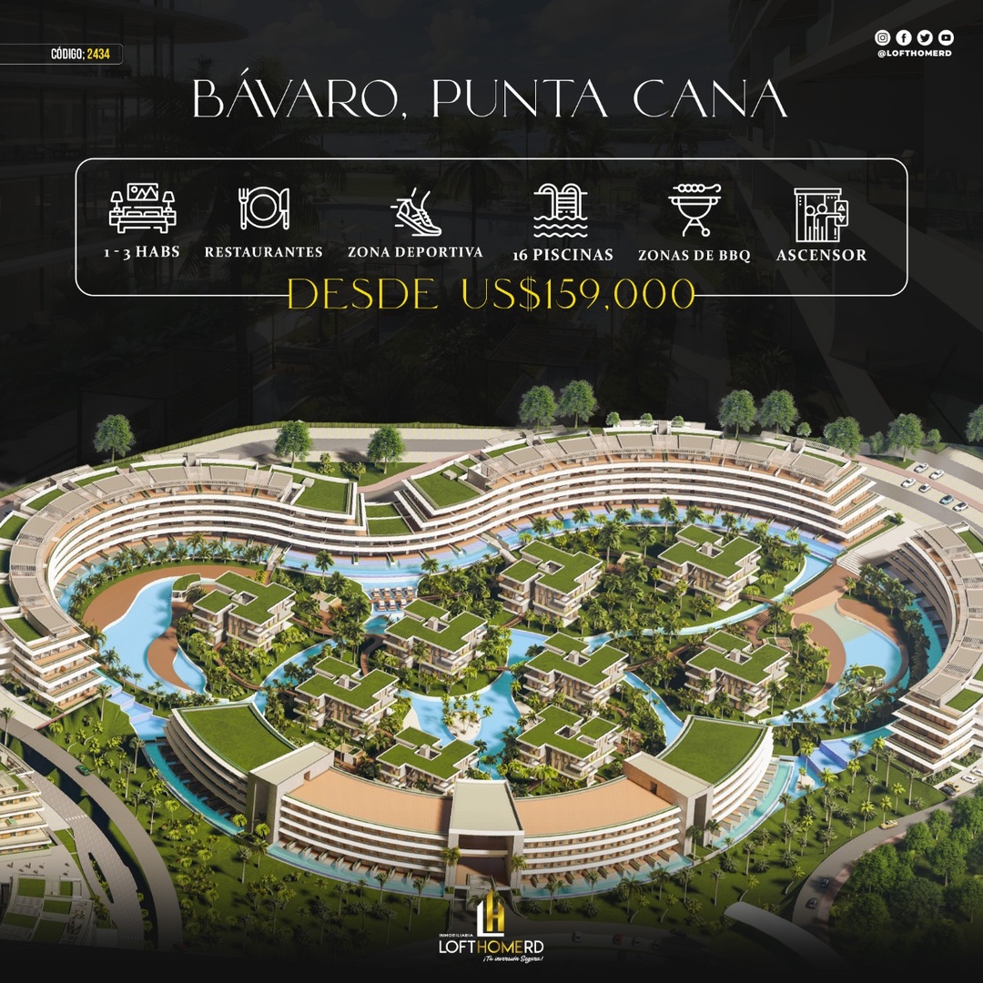 apartamentos - TE PRESENTAMOS RIVER ISLAND BÁVARO, PUNTA CANA 0