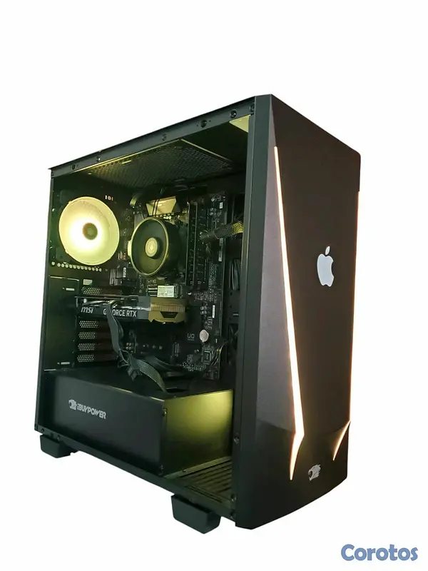 computadoras y laptops - PC Gaming AMD 5600 / 32GB / RTX 4060 8GB / 512 M.2 / Case y power Ibuypower 3