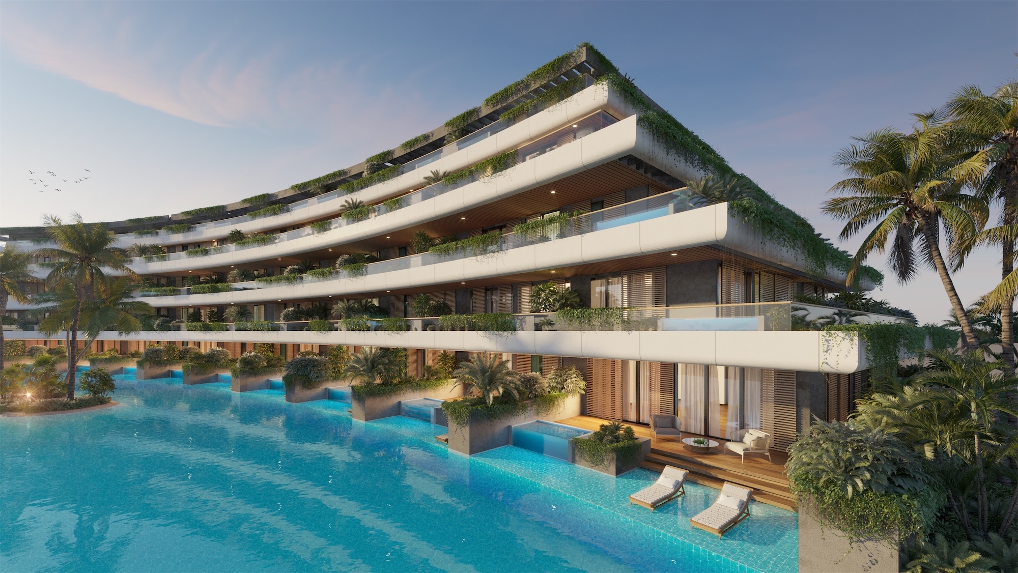 apartamentos - Venta de proyectos de apartamentos en Bavaro punta cana amueblados y jacuzzi 5