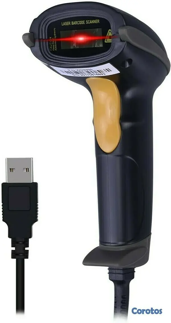 impresoras y scanners - Escáner de código de barras 1D USB 4