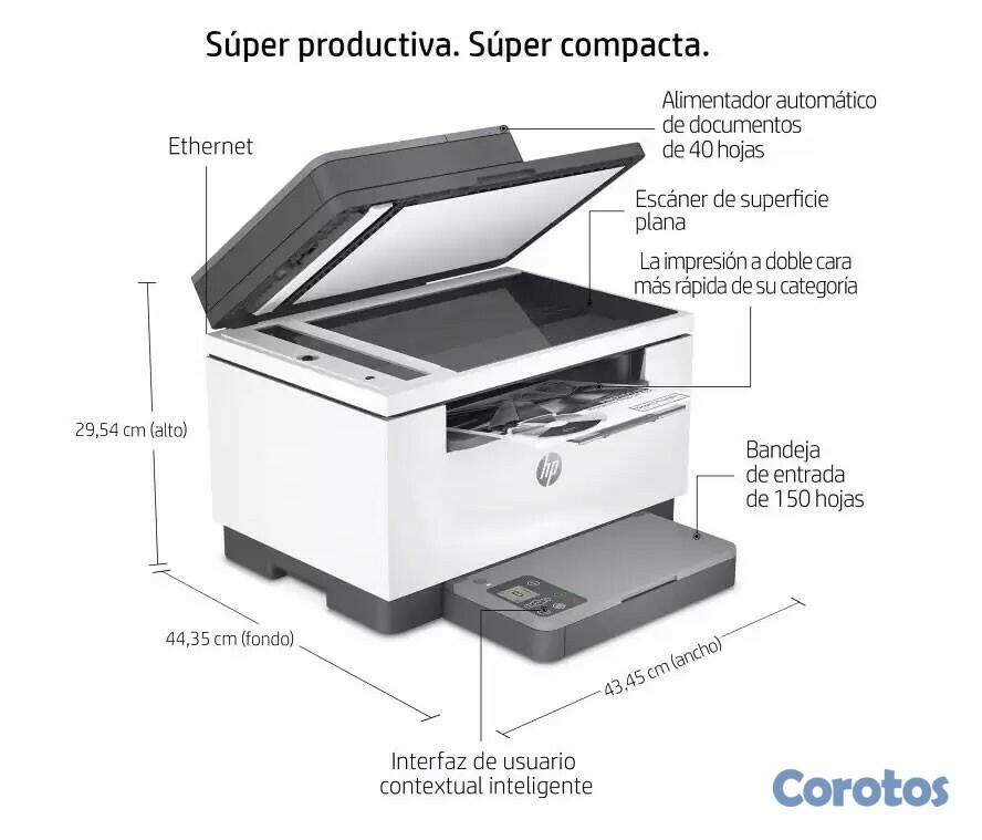impresoras y scanners - MULTIFUNCTION LASER HP DUPLEX - WIRELESS AC ( COPIER / PRINTER / SCANNER )  2