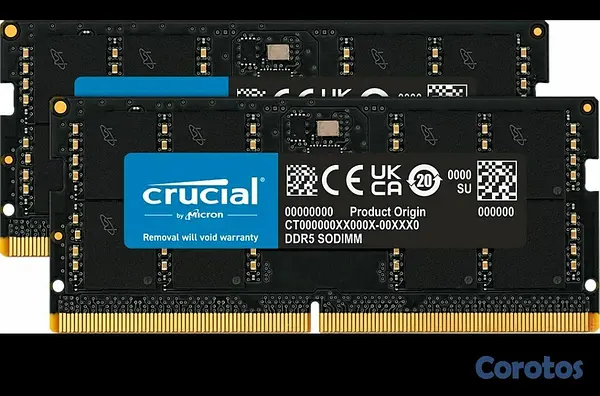 computadoras y laptops - MEMORIA RAM DE LAPTOP CRUCIAL 128GB  2