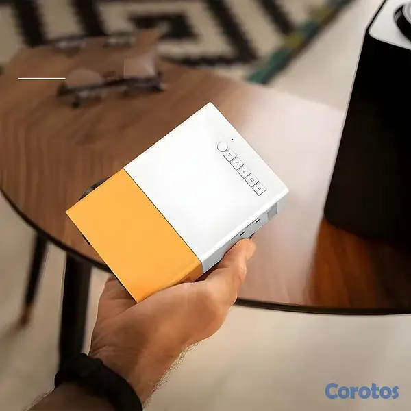 otros electronicos - ✅ Mini Proyector LED Portátil USB HDMI y AV – Idea 5