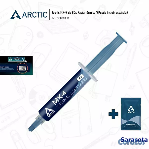 accesorios para electronica - Arctic Pasta Térmica MX-4 8gr 2