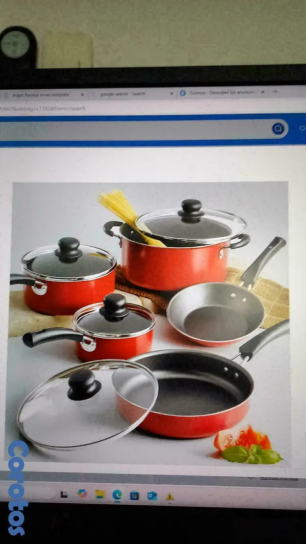 cocina - SET DE OLLAS ROJAS TRAMONTINA  3